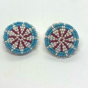 Vintage Native American Beaded Earrings